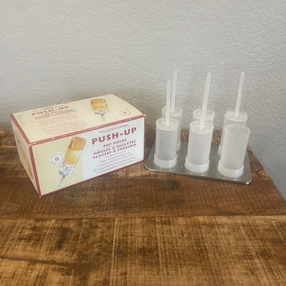 Williams-Sonoma Classic Pop Molds Makes 6 Pops Vintage Inspired MISSING 1 Stick